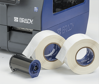 Some examples of i7500 labels on 76mm cores. 