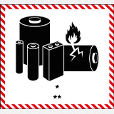 Lithium packaging labels